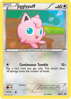 BW Black Star Promos Jigglypuff Pokémon card